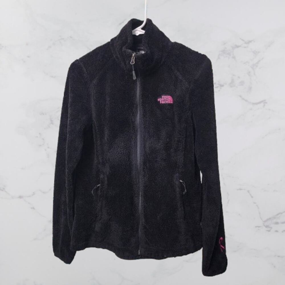 North Face Breast Cancer Awareness Black Fleece Full Zip Small